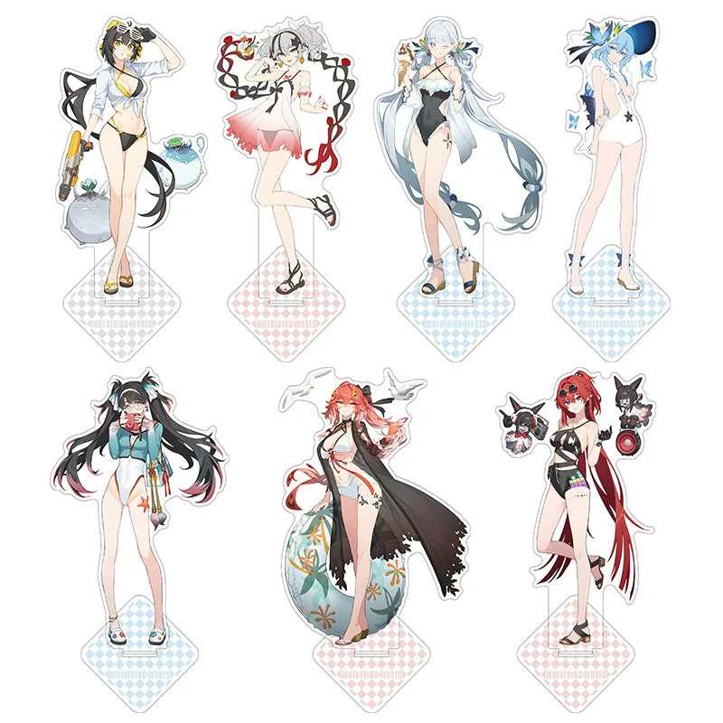 

Anime Wuthering Waves 15cm Jinhsi Chixia Changli Sanhua Zhezhi Yinlin Acrylic Stand Model Figure Cosplay Model Cute Desk Gifts