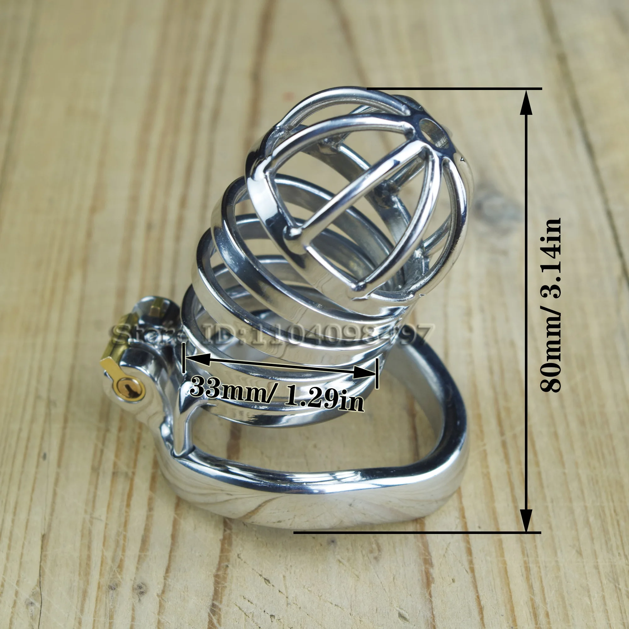 Long Chastity Cage With Urethral Tube Stainless Steel Penis Secure Cage Male Chastity Device