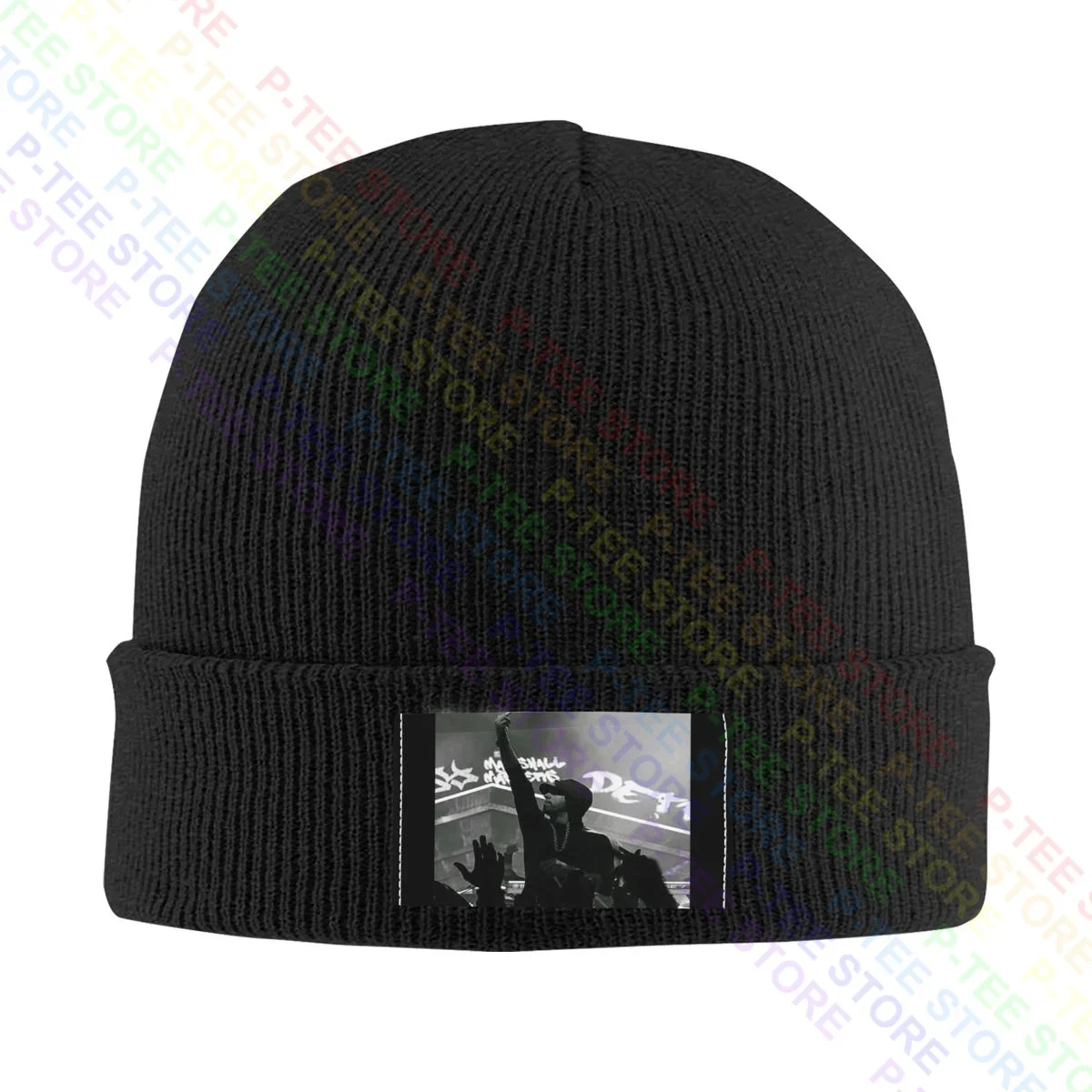 Eminem Middle Finger Up Crowd Slim Shady 8 Mile Knitted Beanie Hat Beanies Cap New Hip Hop Best Quality