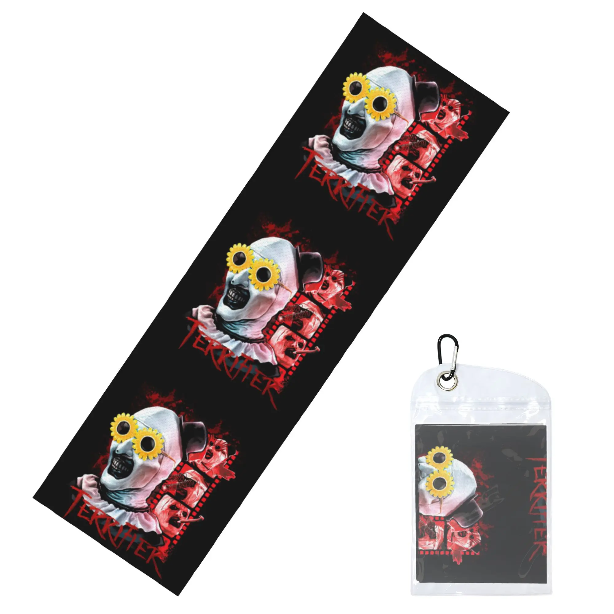 Horror Terrifiers Film Cold Exercise Towel Quick Drying Face Towel  Yoga Towels