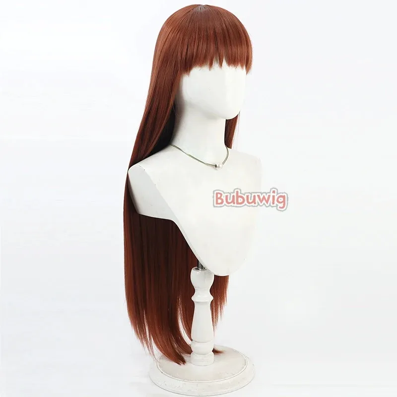 

CySynthetic Hair Eri Mizuki Cosplay Wigs Anime Solo Leveling Eri Mizuki 80cm Long Straight Orange Red Wig Heat Resistant