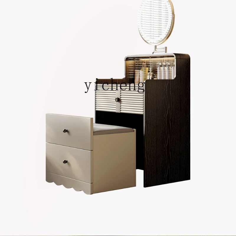 

XL solid wood dresser bedroom light luxury mini bedside table cosmetic table integrated 60cm