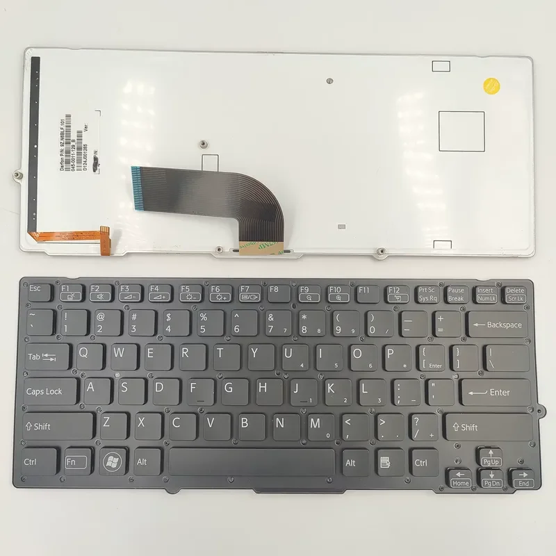 Teclado de Laptop dos EUA para Sony VAIO VPC-SA VPC-SB VPC-SC VPC-SD