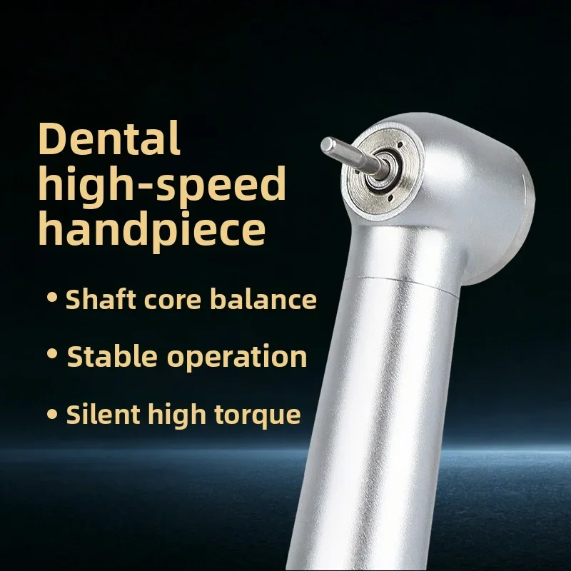 Standard-Kopfdruckknopf-Dental-Hochgeschwindigkeits-Handstück mit 2/4 Löchern, Einzelwasserspray, Luftturbinen-Dentalwerkzeug