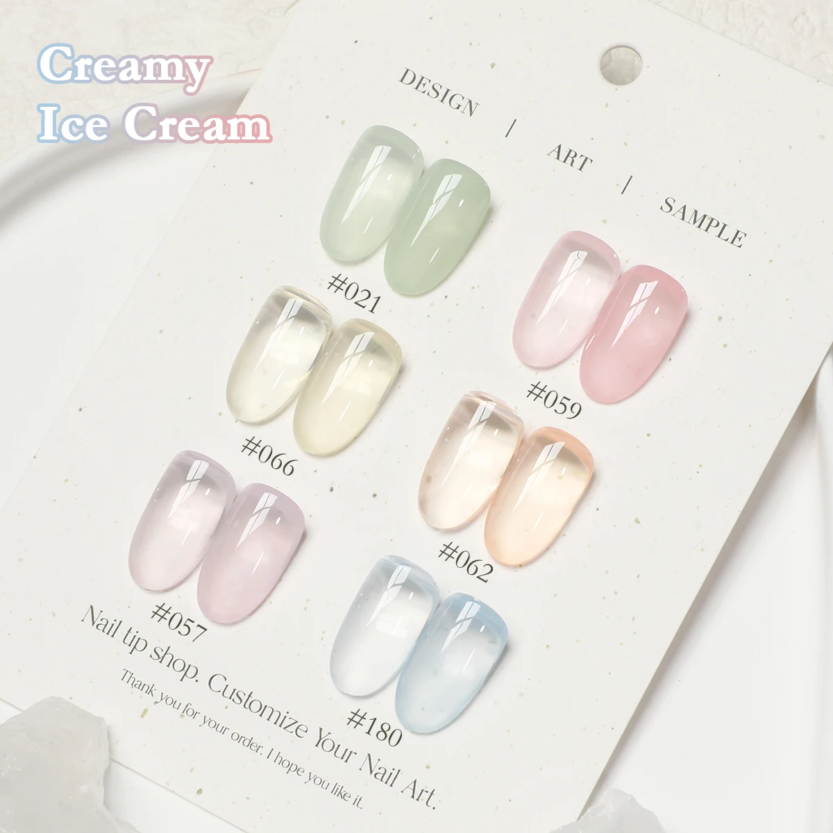 كريم XEIJAYI الشفاف 6 قطع/مجموعة - ضروري للأظافر الطبيعية المتدرجة! نسيج كريمي عالي التشبع