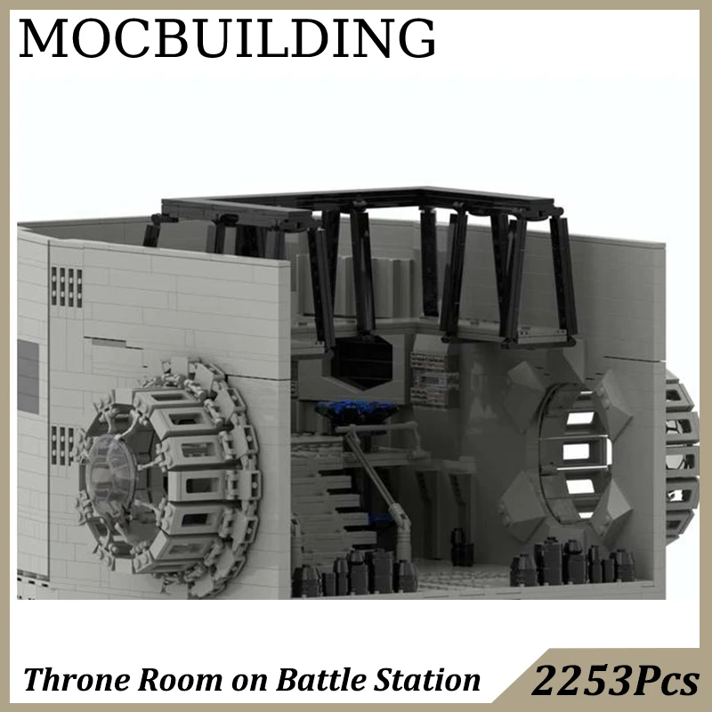 Throne Room Space Ship Diorama Model Star Movie MOC Building Blocks Display Construction Toys Birthday Gift Collection Christmas