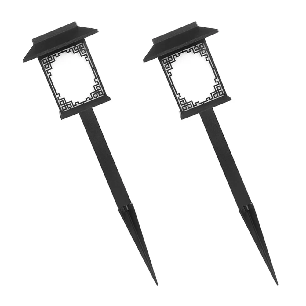 

2 pcs Solar Ground Lights LED Pathway Lamp for Outdoor Garden Yard Decorative Lawn Adornment Energy Saving