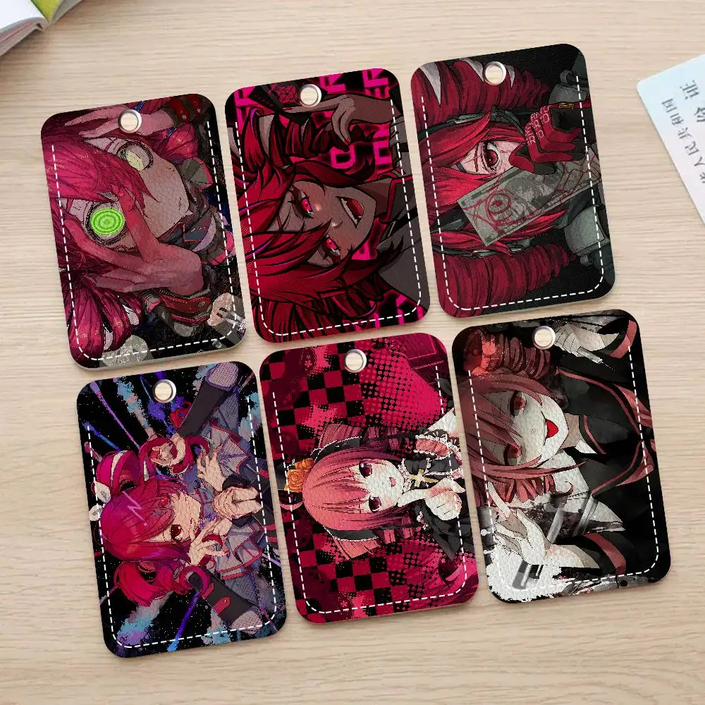 

Hot V K-Kasane Teto Card Holder Suitable For Bank Business Work Card Holder Credit ID Card Badge Bag Holder Keychain