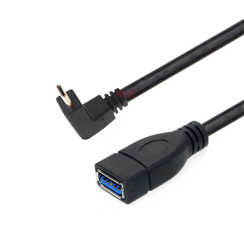 S066 tipo C a USB 3,0 OTG Cable U a USB3.0 convertidor hembra tipo C sincronización de datos OTG Cable adaptador para S10 S9 0,2 M