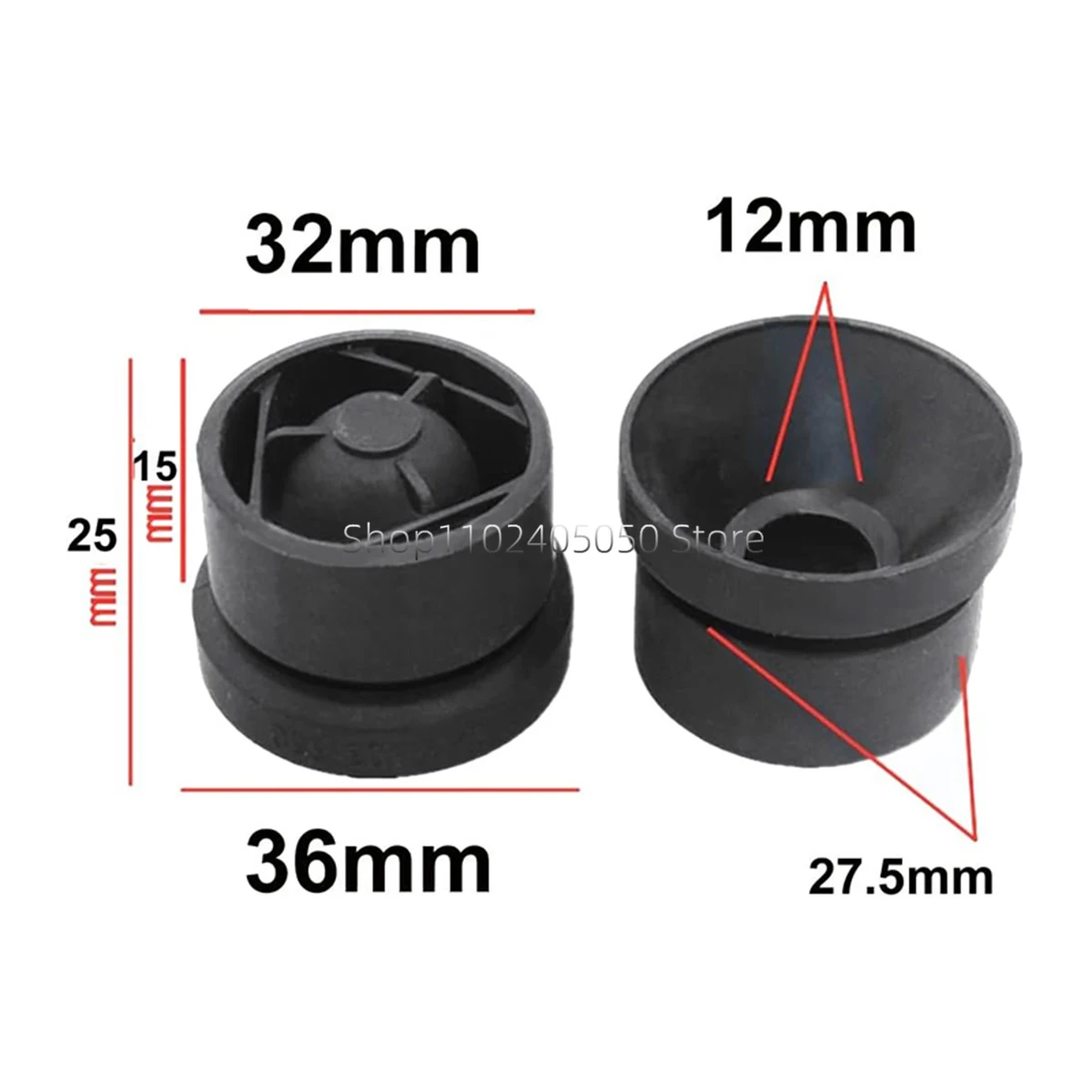 Auto Motor Hoes Kussen Stop Bumper Grommet 06a103226 Voor Audi Vw Polo Golf Jetta Passat Cc Tiguan Seat Leon Skoda Voortreffelijke Yeti