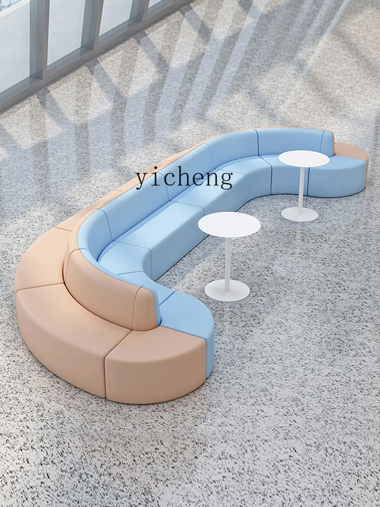 XL Rest Waiting Area Modern Leisure Reception Double-Sided Office Sofa Combination