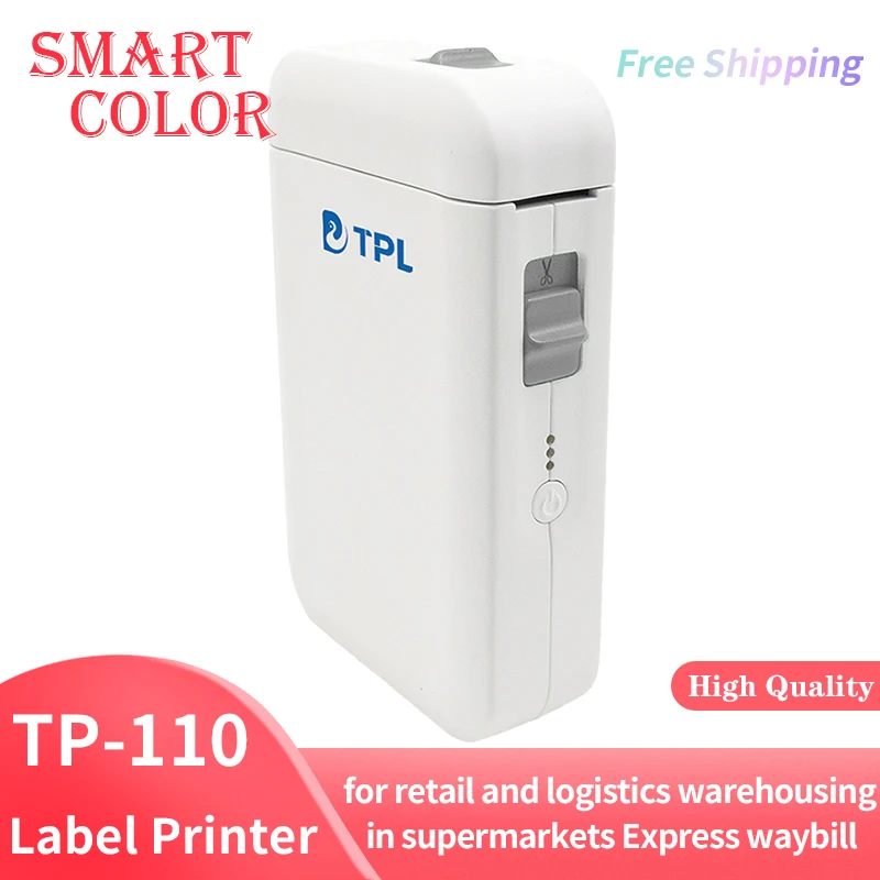 TP-110 Portable Label Printer Suitable for retail and logistics warehousing in supermarkets Express waybill, cash register, etc