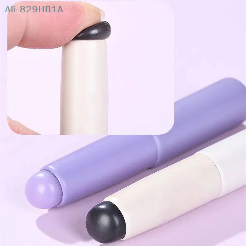 Silikon abgewinkelte Concealer Bürste wie Fingers pitzen q weiche tragbare runde Kopf Silikon Make-up Pinsel Lippen bürste Lippenstift Pinsel