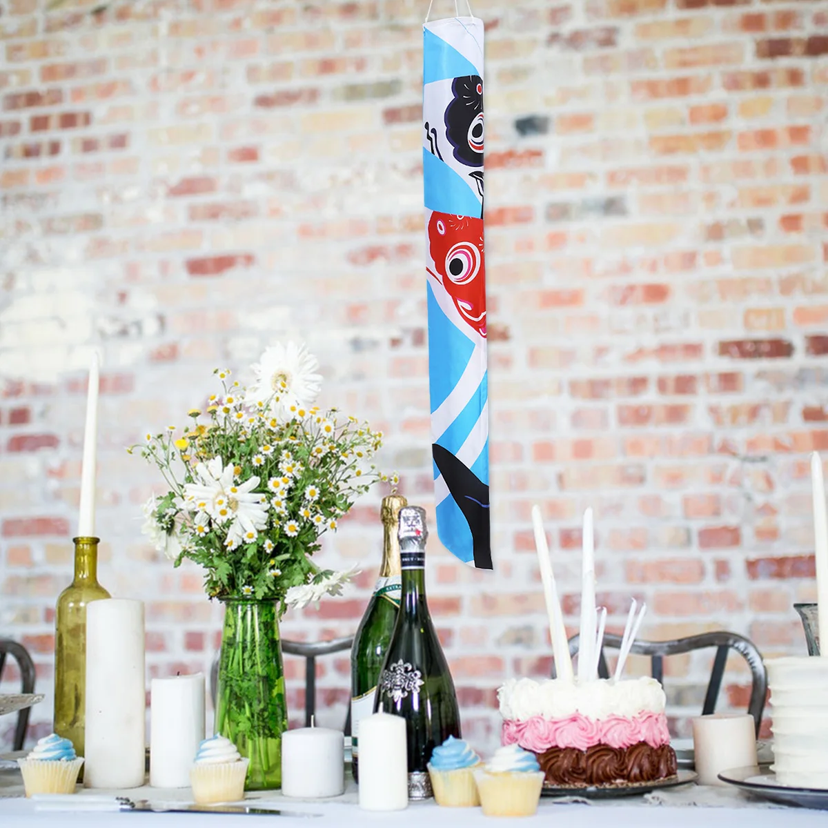 

Carp Fish Bunting Japanese Carp Festival Flag Hanging Decoration Wall Decor Gifts Home Garden Flags Garden Flag Stake