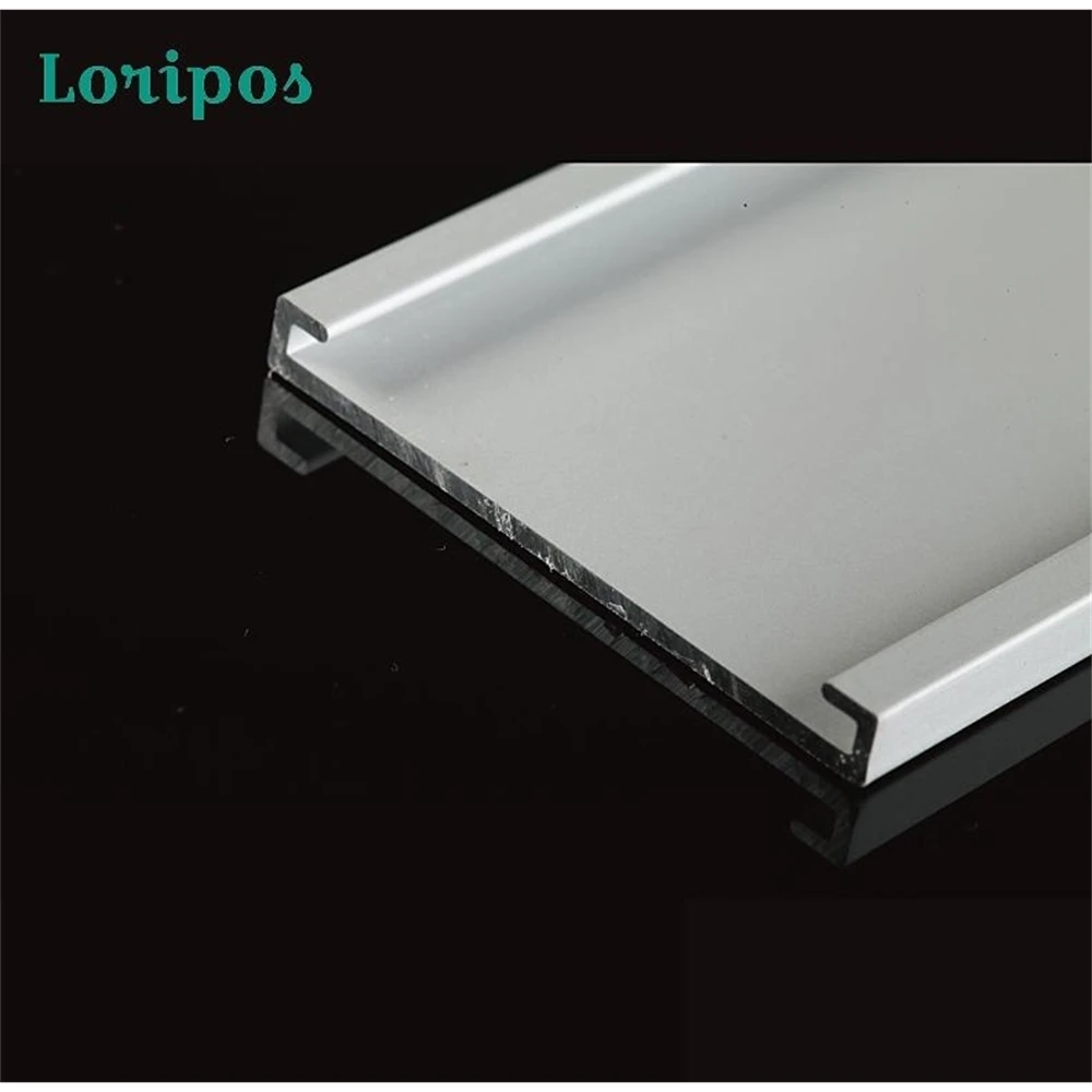 Alloy Sign Holder Office Sign Frame Screen Isolation Signage Rack 5.4*20cm Data Strip Metal Shelf Talkers Name Tag Display Frame