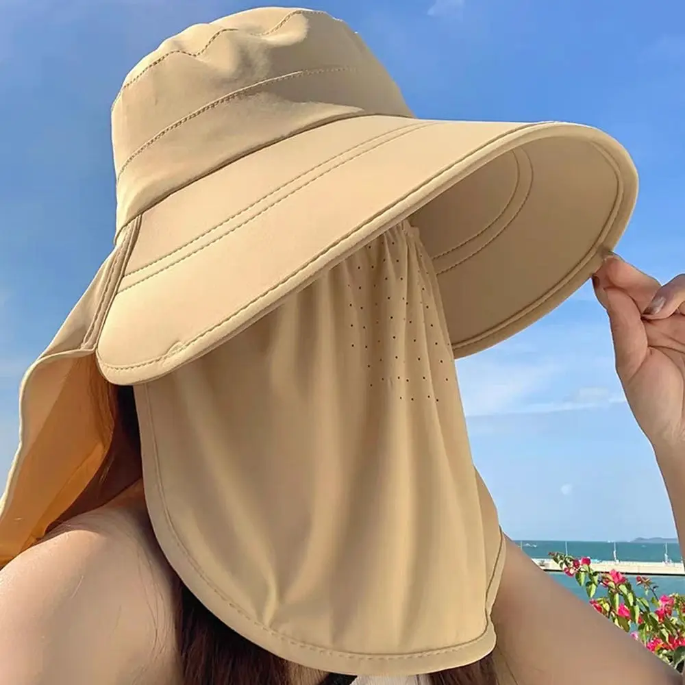 chapeu-de-pescador-dobravel-com-protecao-uv-ajustavel-para-colheita-de-cha-com-aba-larga-e-mascara-facial-integrada-para-protecao-do-pescoco-e-rosto