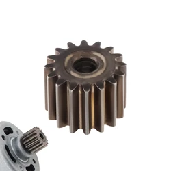 16 Teeth RS550 DC Motor Gear 11.2mm Diameter 3.2mm Hole Diameter Replaceable Motor Gear for RS 550 DC Motor