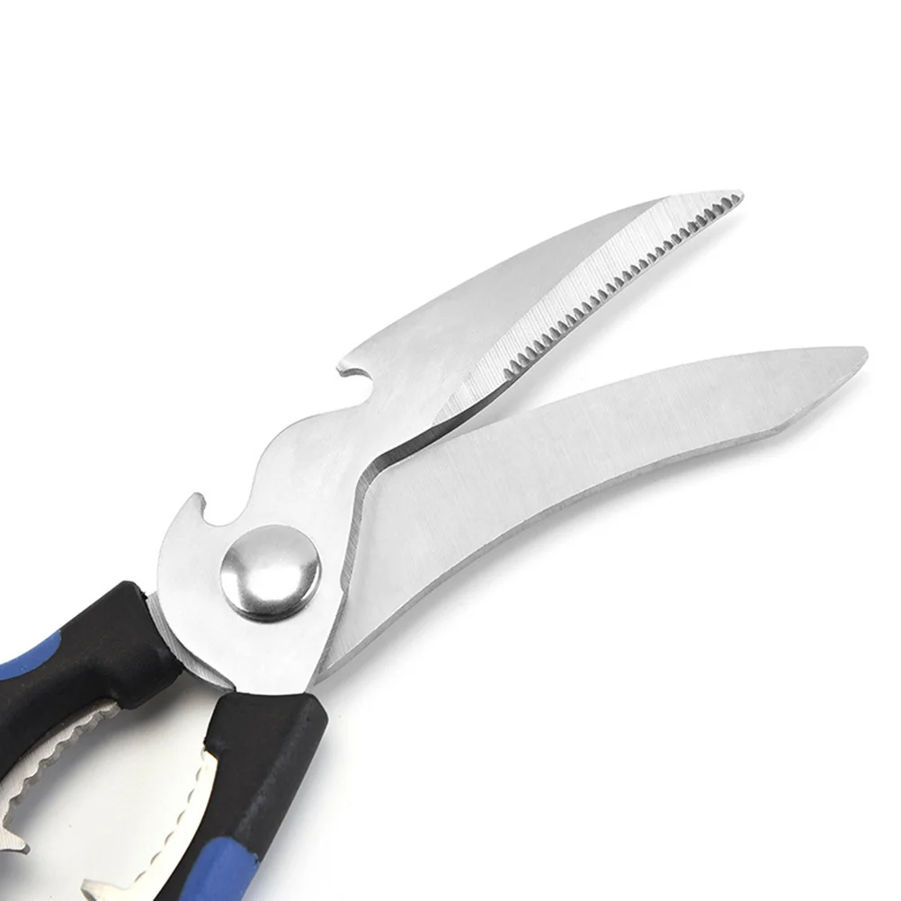 

Stainless Steel Chicken Bone Scissors Heavy Duty Kitchen Shear For Meat Turkey Steak Lobster Seafood Bbq Grill Non-Slip Handle