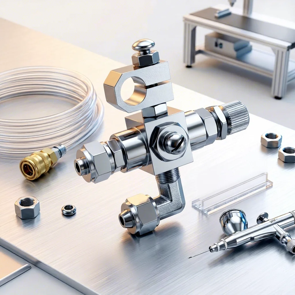 ST-7 Adjustable Automatic Spray Gun High Atomization Paint Sprayer For Automatic Assembly Line Reciprocating Machine