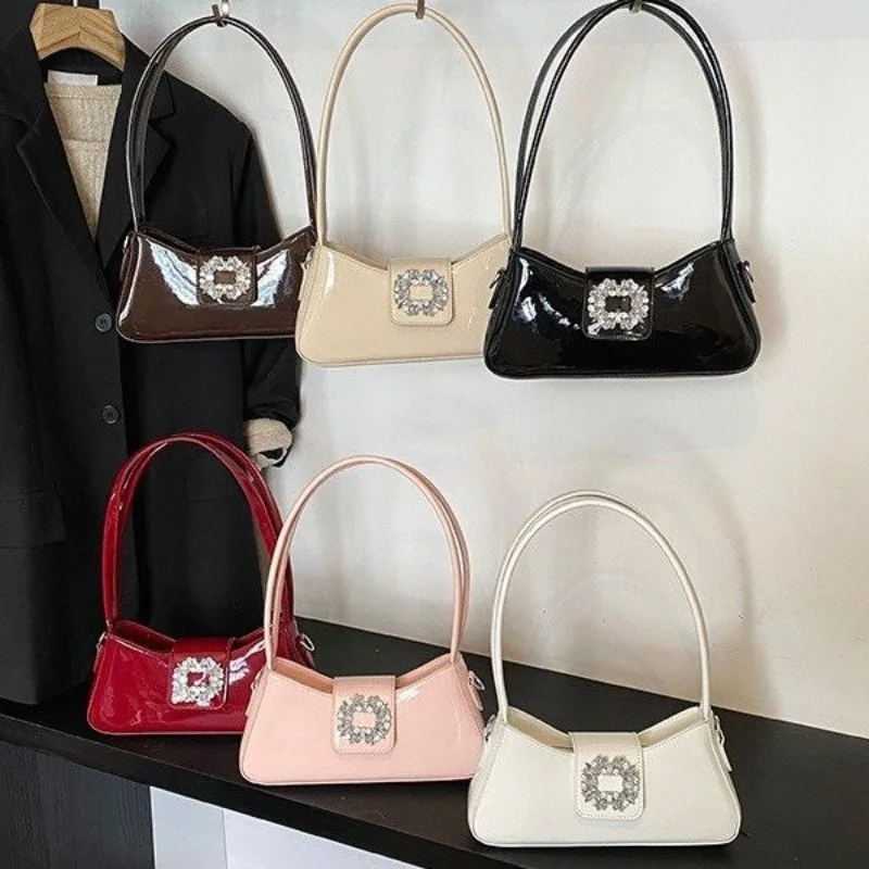 

Solid Color Diaper Bag Letter Logo Trendy High End Minimalist Tote Purse For Women Messenger Bag Large Capacity