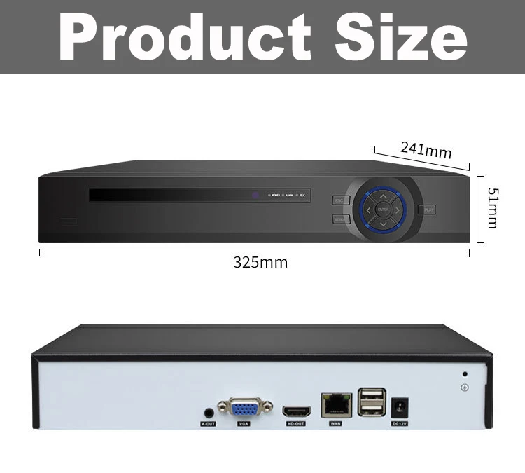 Imagem -03 - Ultra hd Nvr Gravador de Vídeo Rosto Detecção de Movimento Onvif H.265 8mp Câmera ip Sistema de Cctv P2p Rede 1tb Xmeye 16ch 32ch 9ch 4k