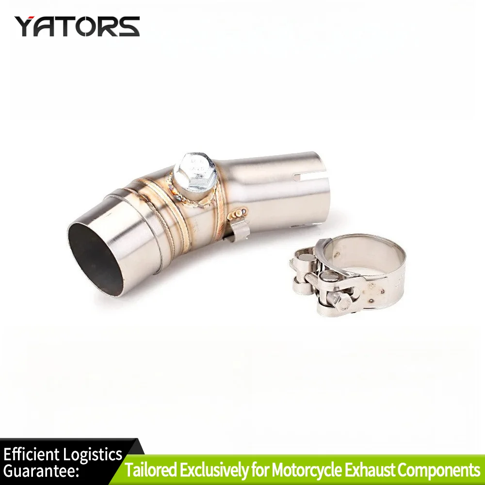 

Stainless Steel Modified Mid Exhaust Pipe Fit for Kawasaki ER6N Exhausts Pipes