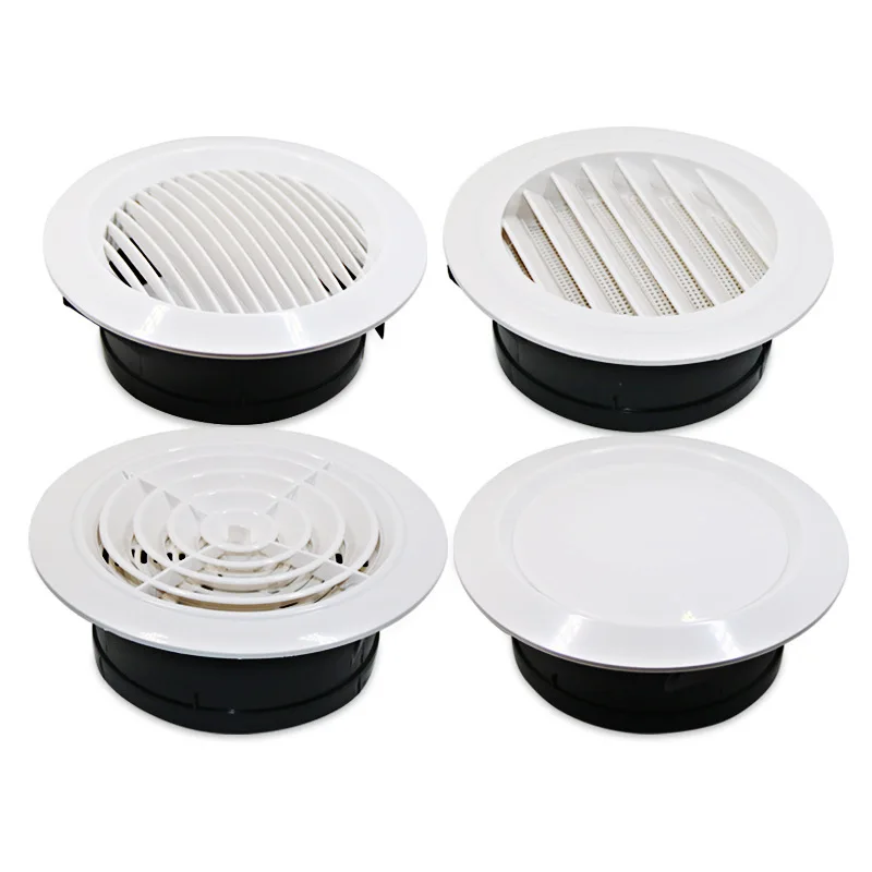 

2Pcs ABS Ventilation Vent Cover Central Air Conditioning Outlet for Home Office Air Vent Grille Airflow Control
