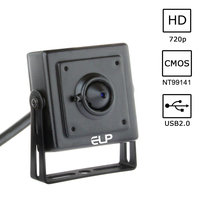 ELP 1MP USB Camera Support Microphone 1280x720P 30fps HD Webcam Industrial CMOS Pinhole Lens Mini Camera Module