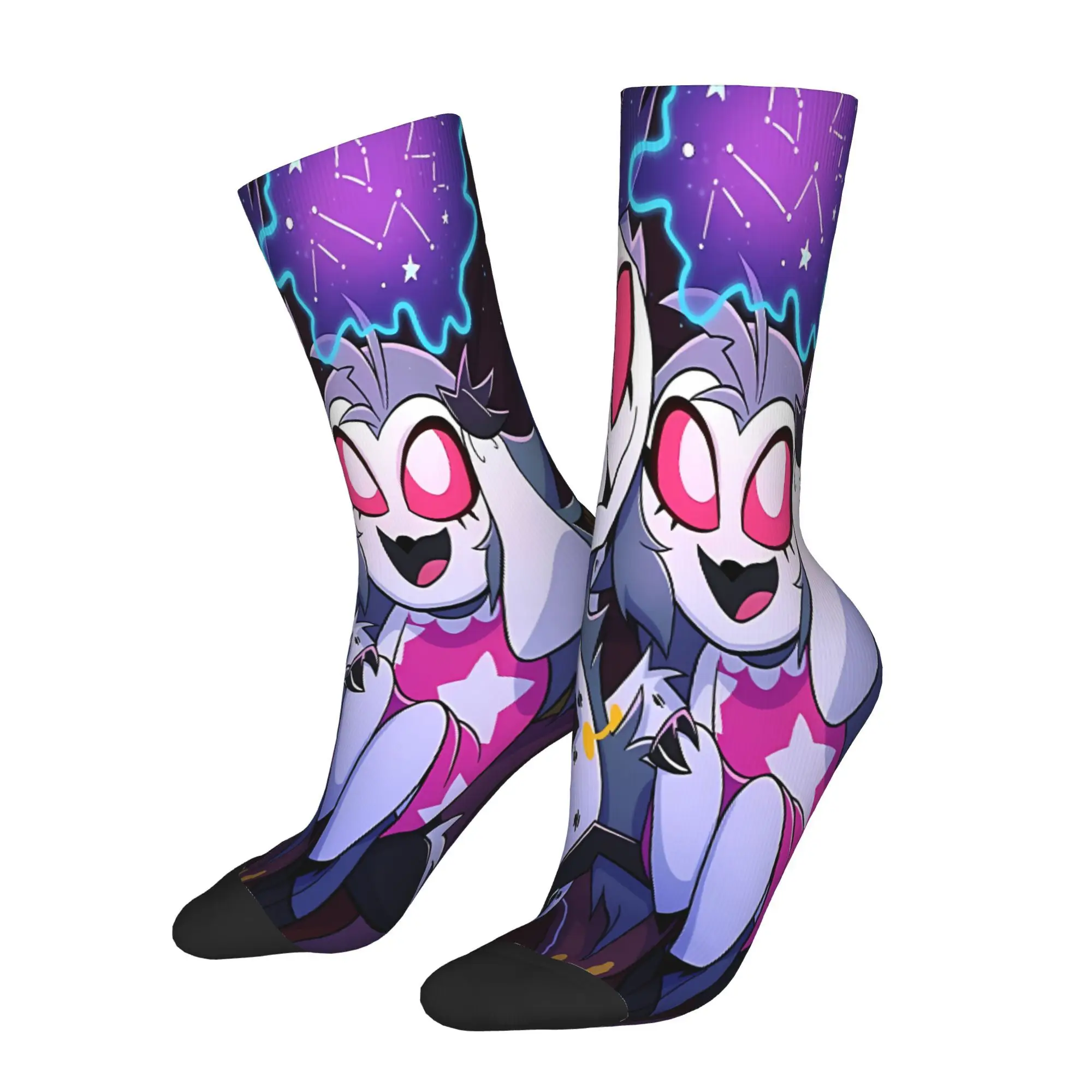 

Family ethics animation Helluva Boss Sock Printed Man Polyester