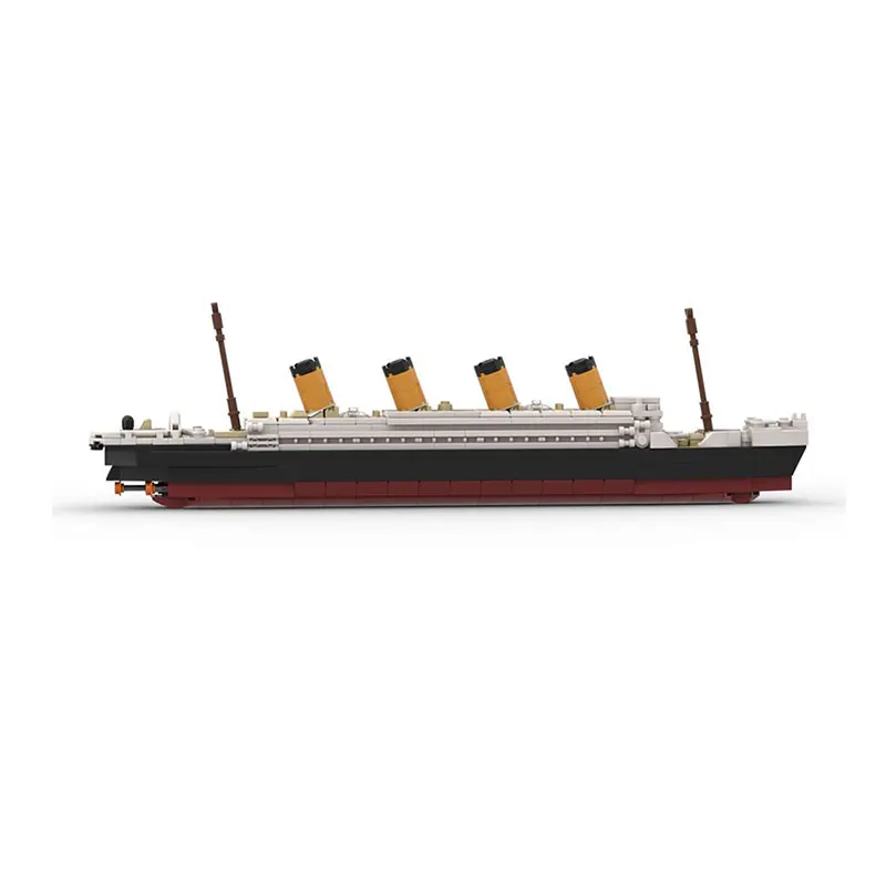 MOC Navigation series cruise ship assembly model ornament Christmas gift