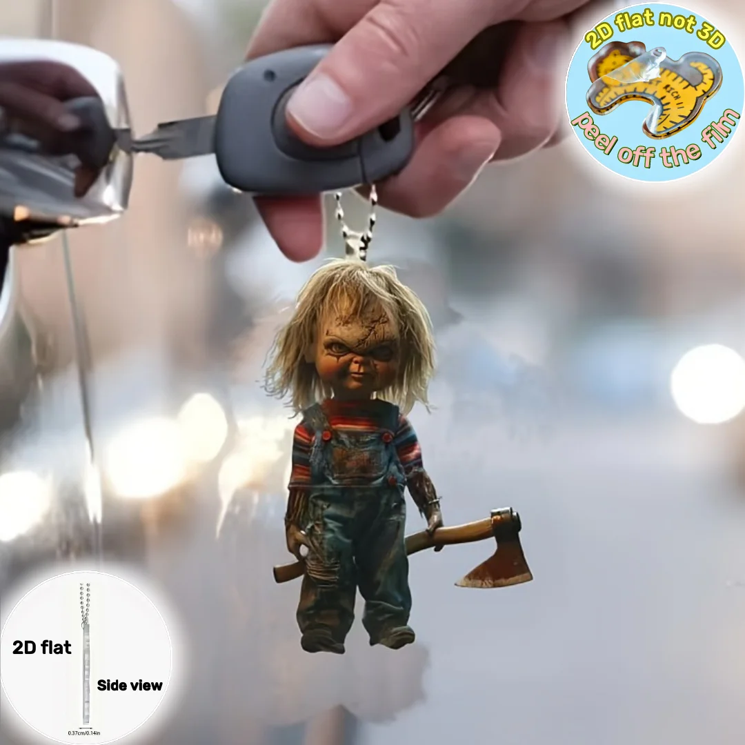 2D Chucky Doll Keyc…