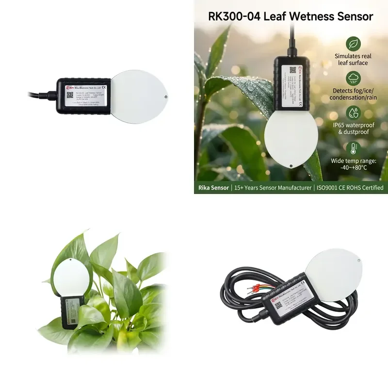 *2026* HOT Plant Leaf Moisture Monitor with Simulated Blade 0-10/0% Wetness Range Fast Response for Crop Growth