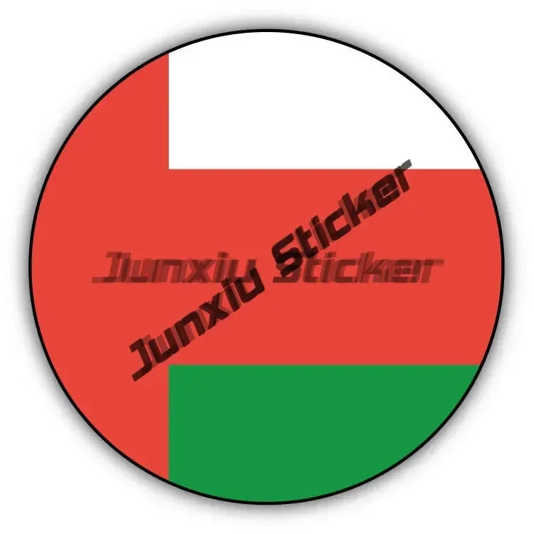 عمان الشارات OM عمان العلم القراصنة ملصق المنزل فخر السفر ملصقات للسيارات شاحنة فان الوفير نافذة الكمبيوتر المحمول كوب الجدار الغراء ملصق #3