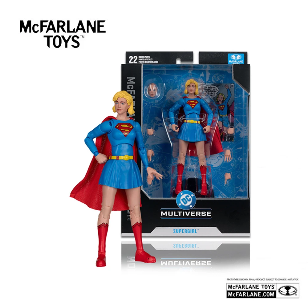 Mcfarlane Toys DC Mcfarlane Supergirl 1ª Aparição Edição de Colecionador Figura de Ação de 7 polegadas Wv14 # Kit de Garagem para Bonecas Modelo 59