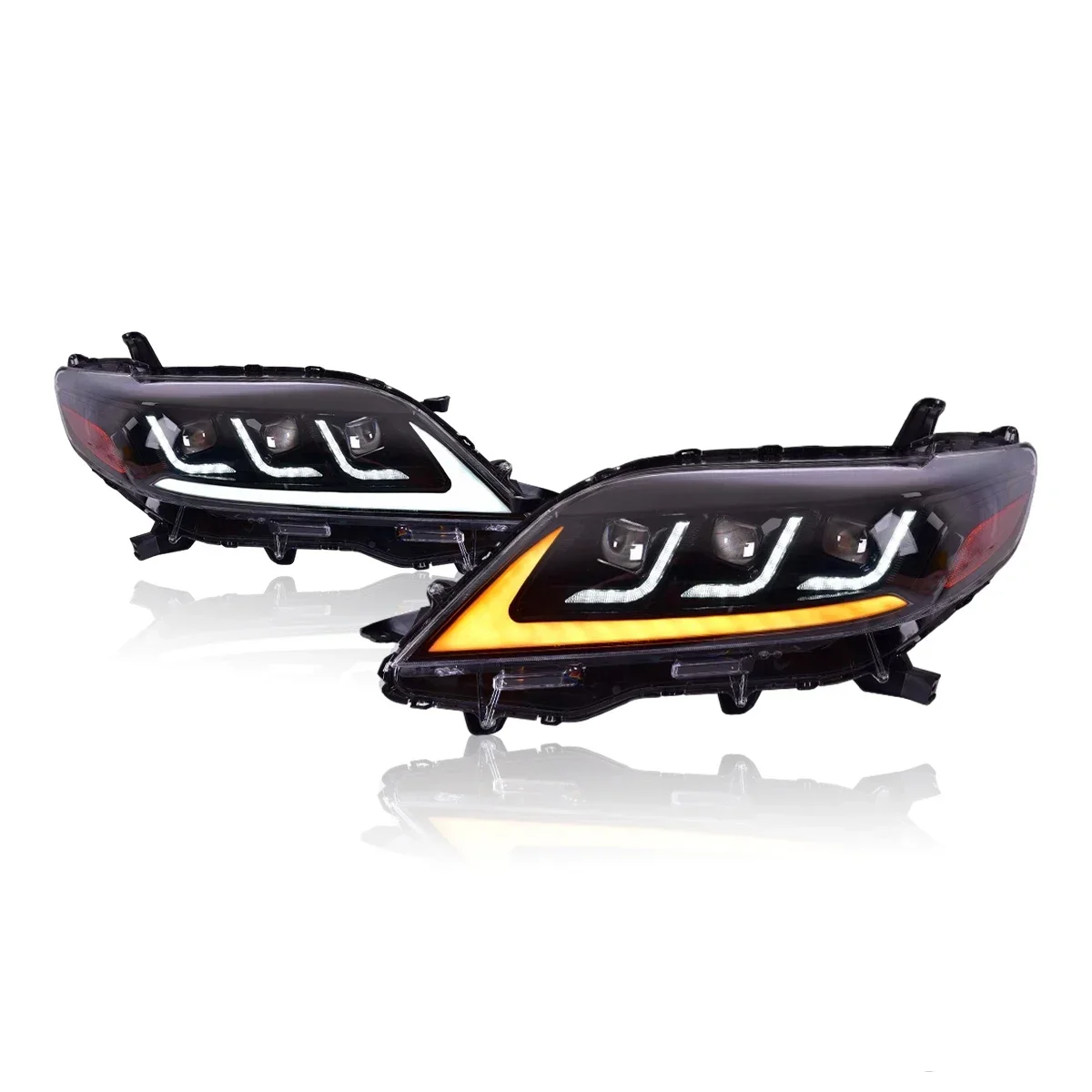 

TYPY Car Headlights For Toyota Sienna LED Car Lamps Daytime Running Lights Dynamic Turn Signals Car Accessories 2011-2019