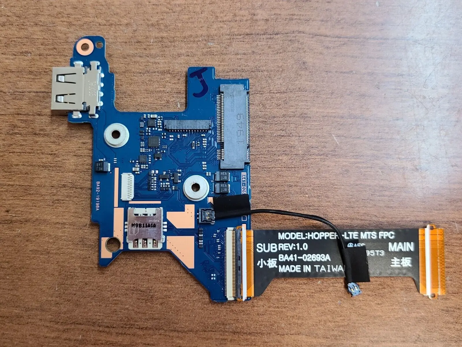 BA41-02682A 삼성 12 XE525QBB 크롬북 도터보드 (LTE 모델) 100% 전체 테스트