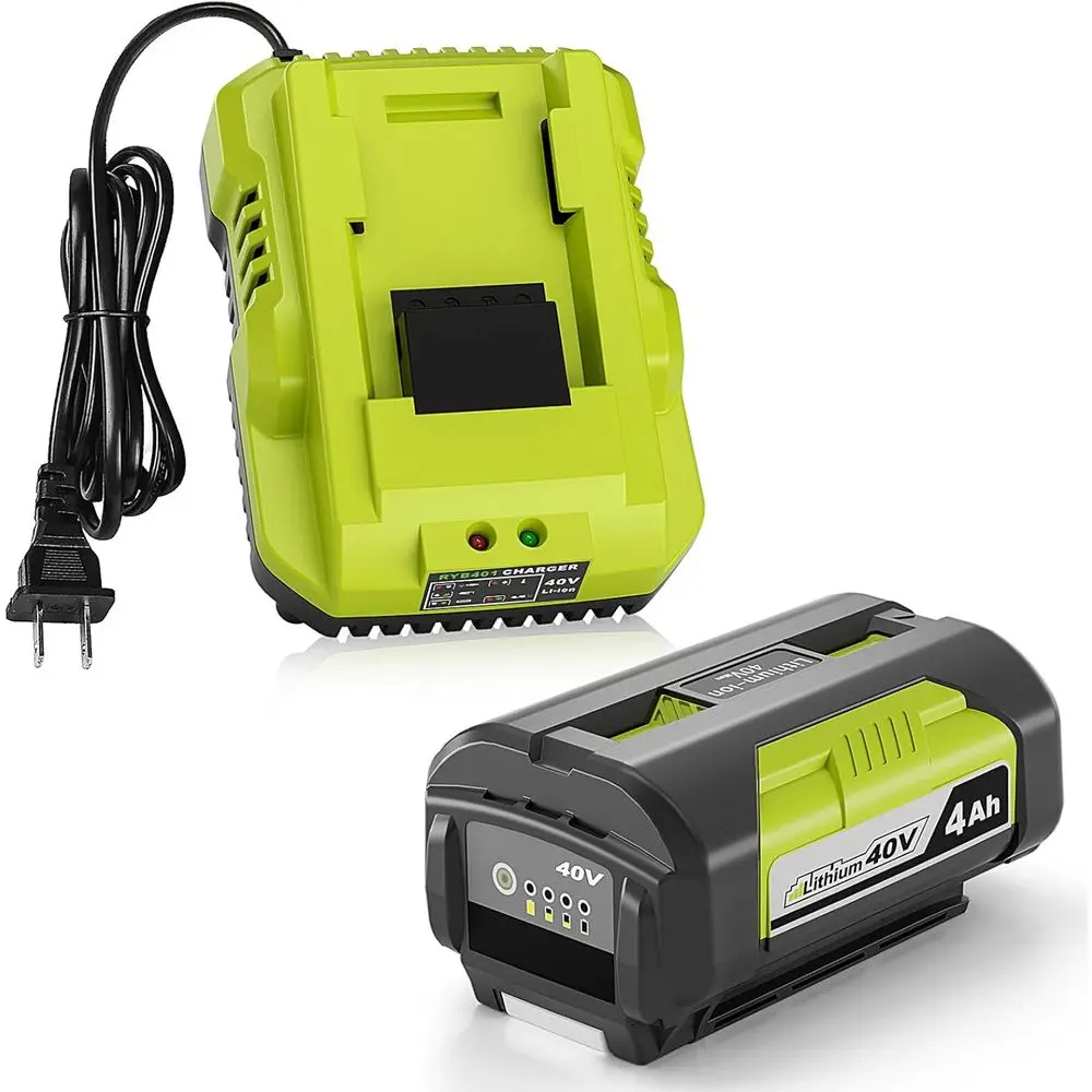 

40V 4.0Ah Lithium-Ion Battery and Charger Kit - Compatible with 40V Power Tools