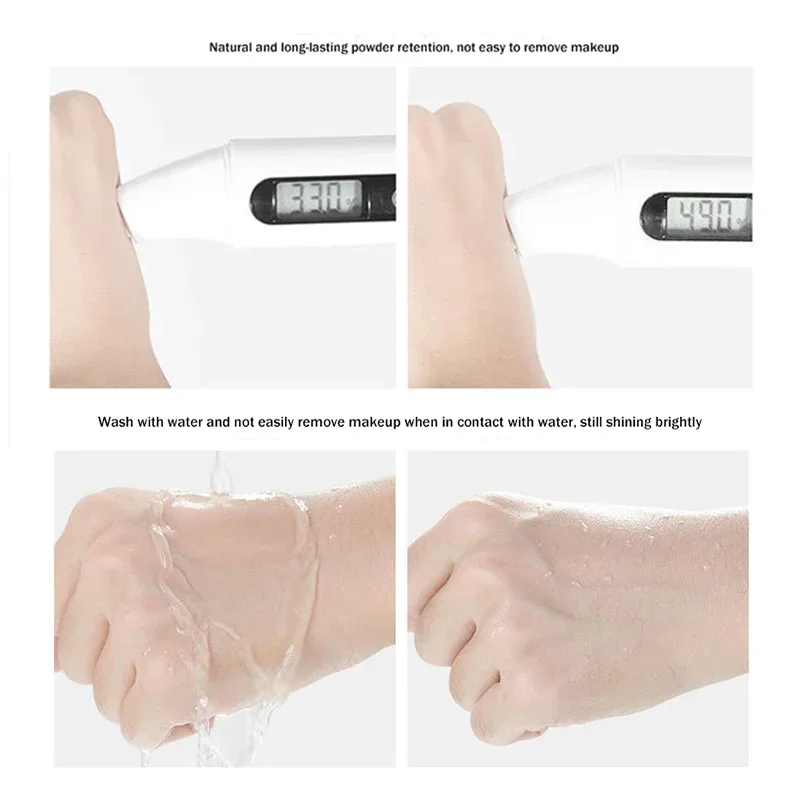 Luchtkussen BB Cream Vlinder Poederdons Hydraterende Foundation Concealer Whitening Oliecontrole Waterdichte make-up Cosmetica