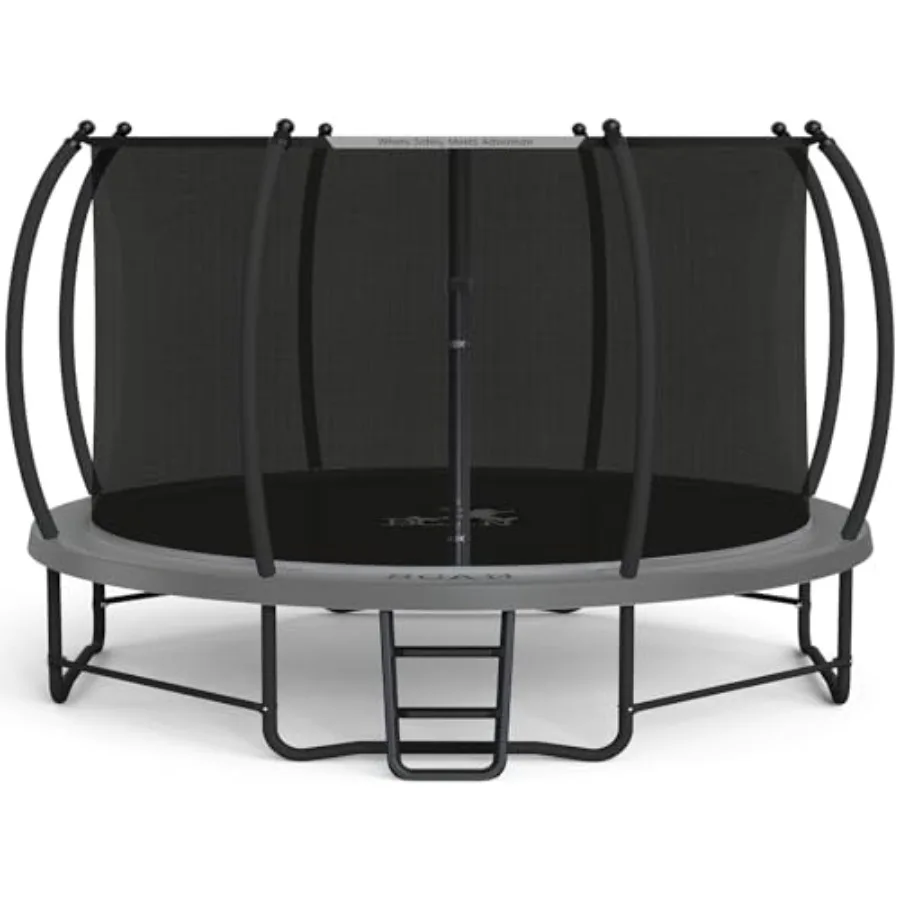 

Outdoor recreational trampoline in sizes 8FT to 16FT with safety enclosure and ladder suitable for kids and adults ASTM approve