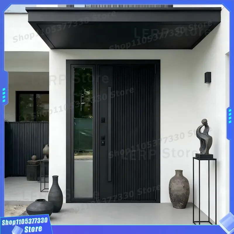 Modern Aluminum Security Door for Residential Entrance High Quality Revolving Design from Top China Manufacturer Durable Home