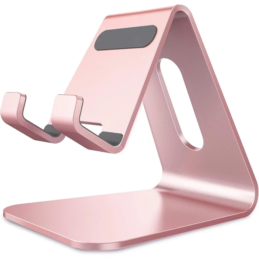

CreaDream Cell Phone Stand Cradle Holder Aluminum Desktop Stand Compatible with Switch All Smart Phone iPhone 15 14 13 12 Pro M