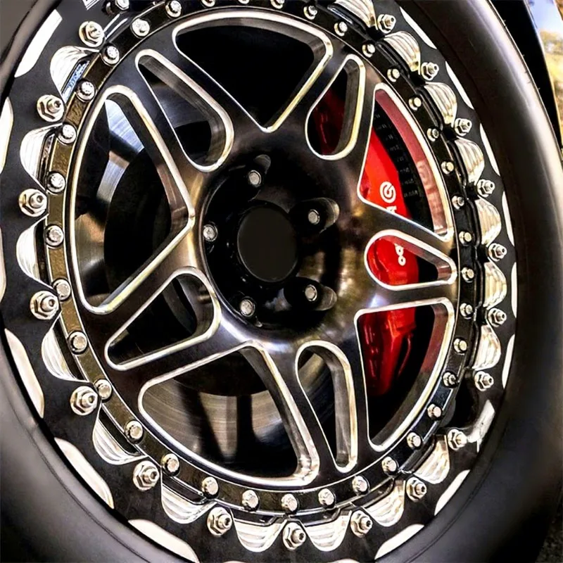 【2026】Monoblock Ring Forged Wheel 15 18 20 22 24 26 Inch 5x114.3 5x130 6x139.7 Jante Beadlock Rim For C8 C10 F150 F250 Truck