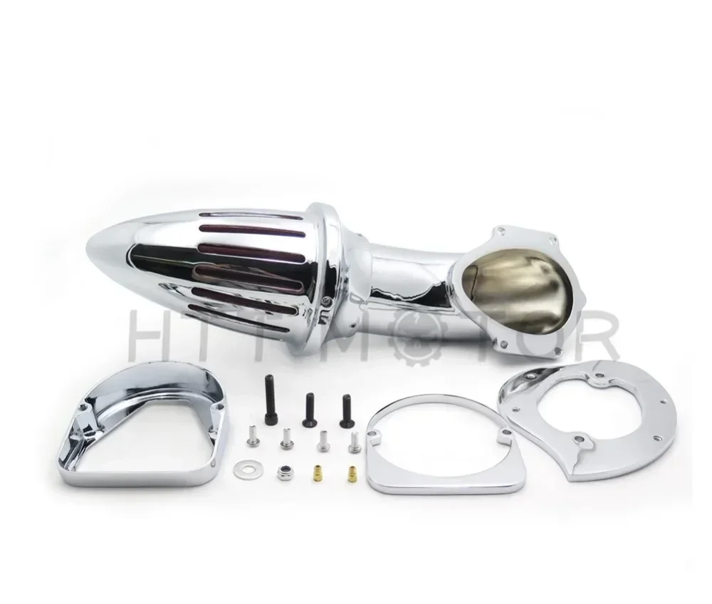 Aftermarket Motorcycle Spike Air Cleaner Kits Intake Filter for Honda Spirit ACE 750 1998-2019 CHROMED