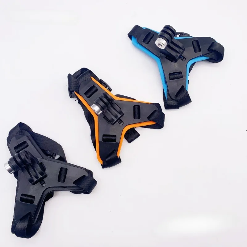 

Motorcycle Helmet Chin Strap Mount Holder With Phone Clip For GoPro Hero 11 10 9 Action Camera Full Face Mobile Phone Holder