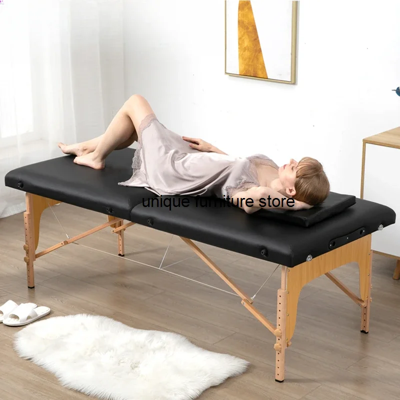 

Folding Lash Massage Table Beauty Tattoo Bathroom Portable Massage Bed Wooden Comfort Mesa De Masaje Beauty Furniture RR50MB