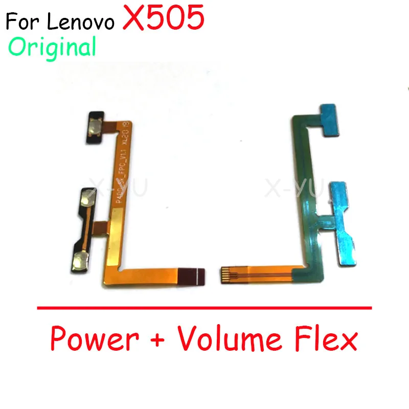 For Lenovo Tab M10 X505 TB-X505F TB X505M TB-X505L Power On Off Switch Volume Side Button Flex Cable