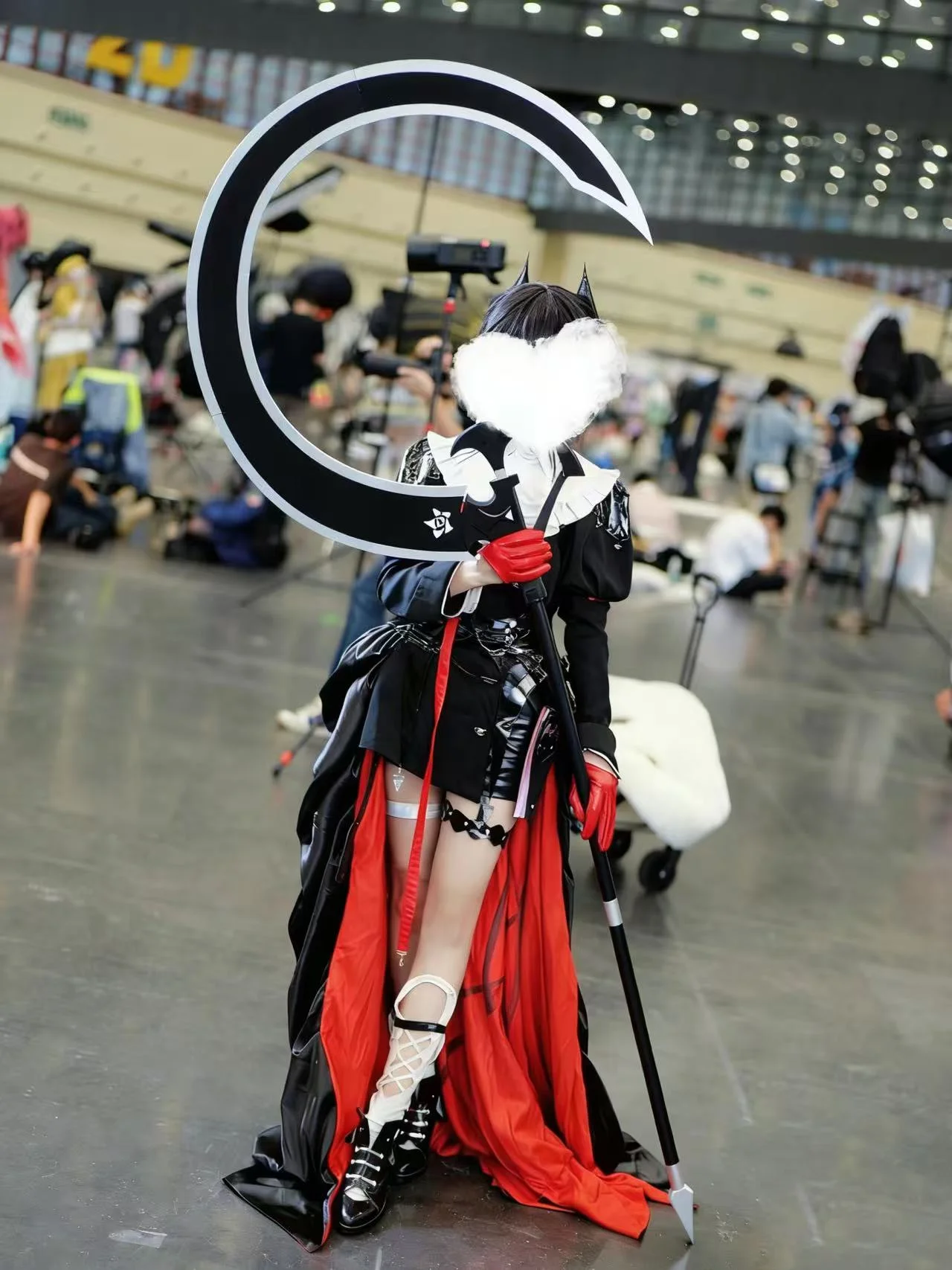 

Entelechia Cos Sickle Weapons Game Arknights Guard Cosplay Prop For Halloween Christmas Fancy Party Costume Accessories