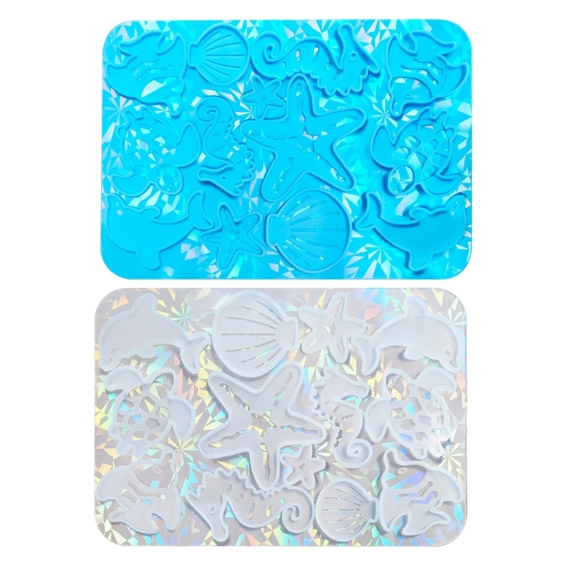 Unique and Fun Baking Silicone Mold Ocean Theme Flexible Silicone Mold for Homemade Crafts and Pastry Decorations