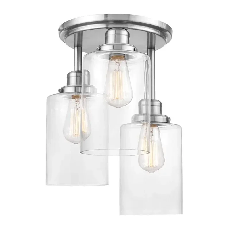 ceiling lights  industry loft glass ceiling lamp Simplicity Cloakroom balcony hallway lamp Porch light