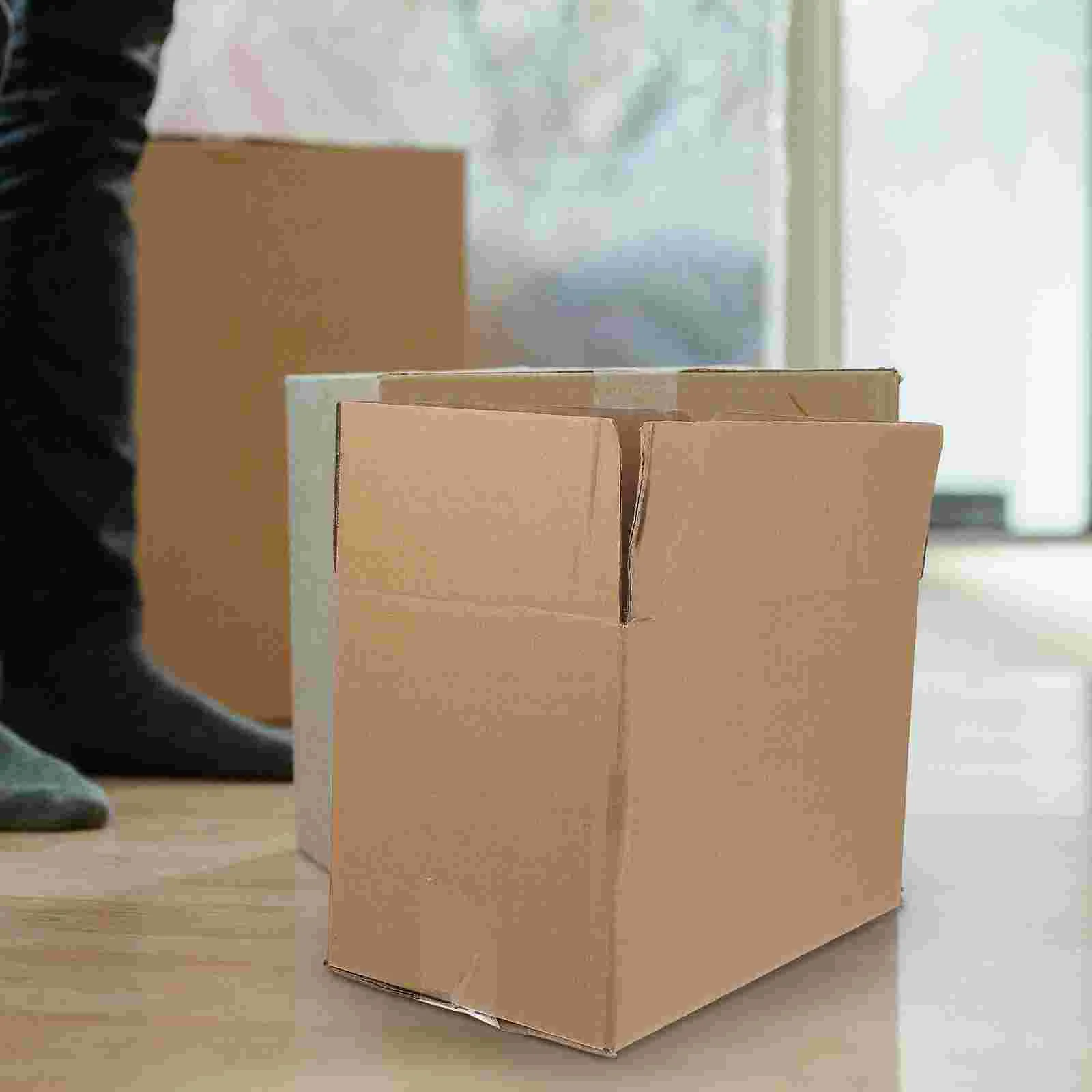 5 Pcs Carton Box Packaging Storage Shipping Box Express Heavy Duty Boxes Corrugated Packing Package Cardboard Moving